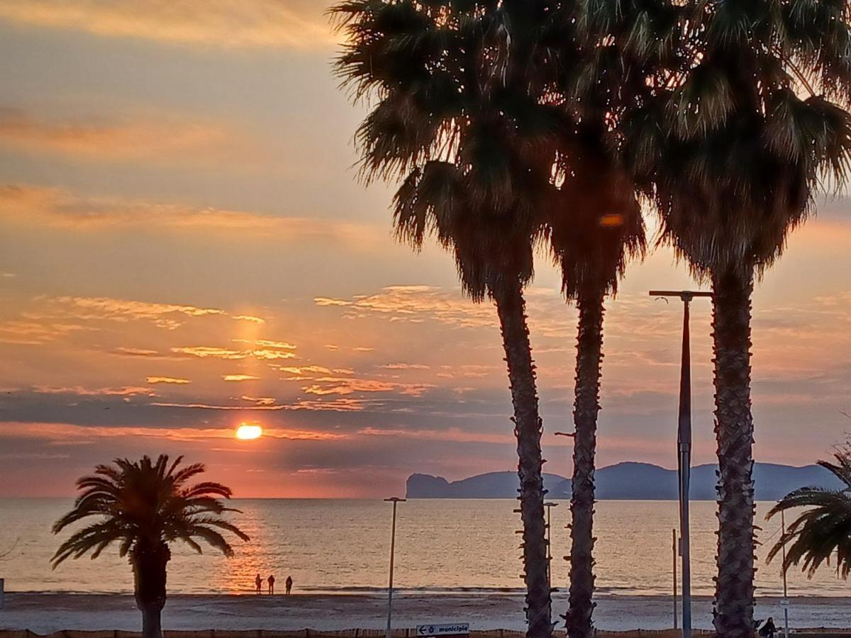 Orange Sunset, Seaview & Beach Front Алгеро Екстериор снимка