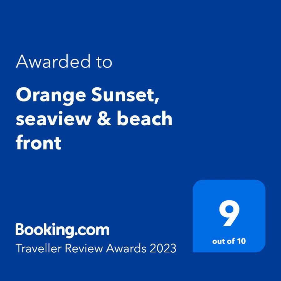 Orange Sunset, Seaview & Beach Front Алгеро Екстериор снимка